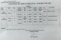 LICH KIỂM TRA GIỮA KÌ LỚP 8